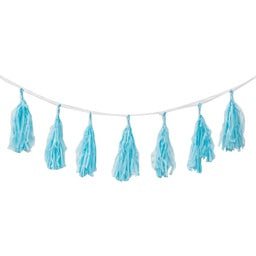 Pastel Blue Tassel Garland