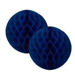 Navy Blue Honeycomb Balls 15 cm