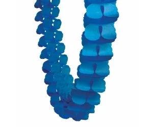 True Blue Honeycomb Garland 4m