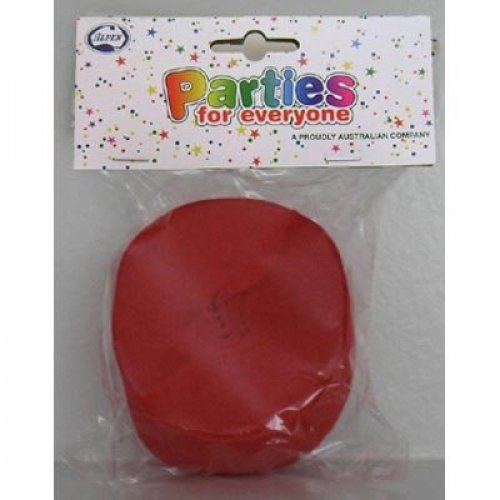 Red Crepe Streamer
