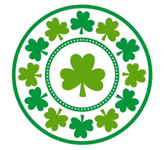 Lucky Shamrock Paper Plates 8 pk