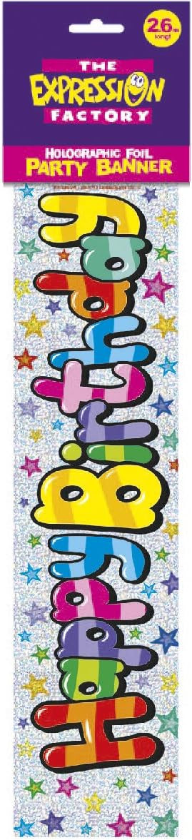 Happy Birthday Banner Stars & Stripes