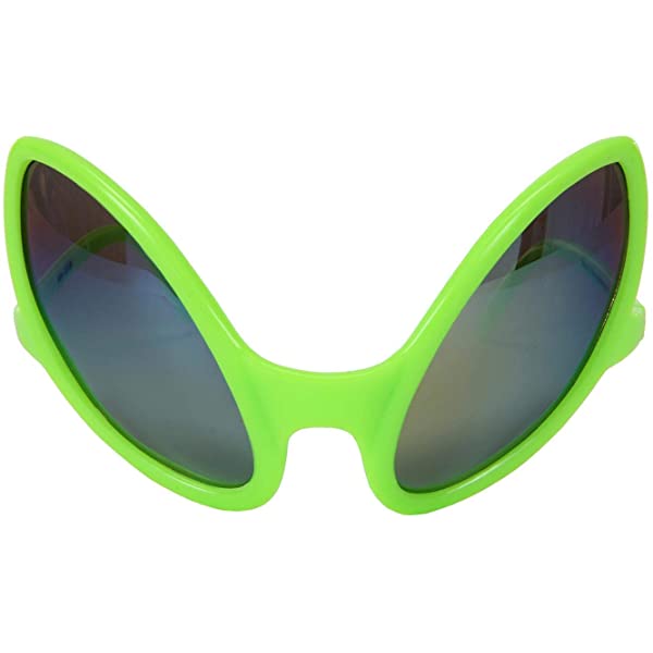 Funny Alien Green Glasses