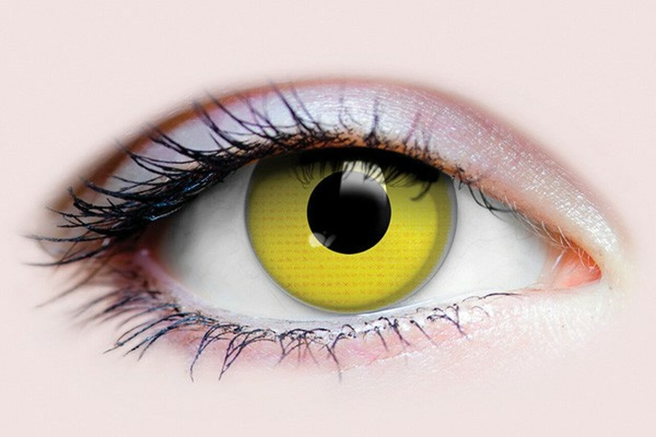 Primal Raven- Yellow Coloured Contact Lenses