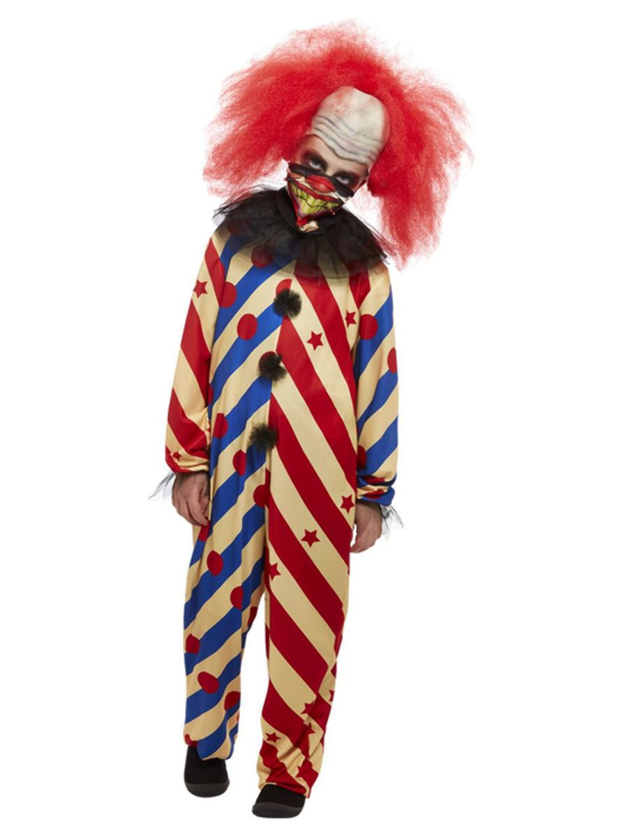 Creepy Clown Boys Costume