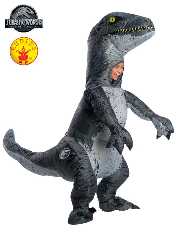 Velociraptor Dinosaur Inflatable Kids Costume