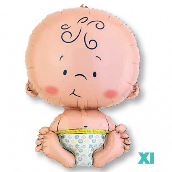 Baby Shaped Supershape Foil Balloon