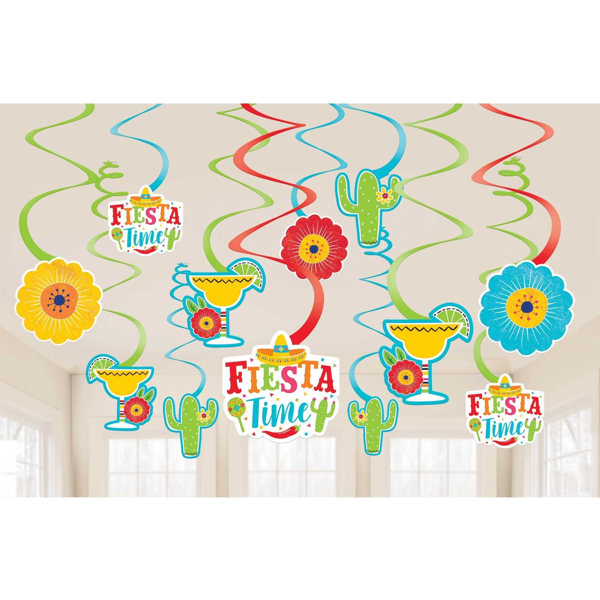 Fiesta Swirl Decorations