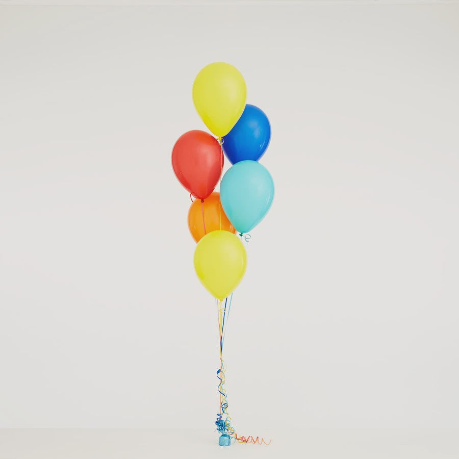 Six Helium Metallic/Fashion Balloon Bouquet