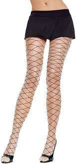 Spandex Sheer Faux Fence Net Pantyhose