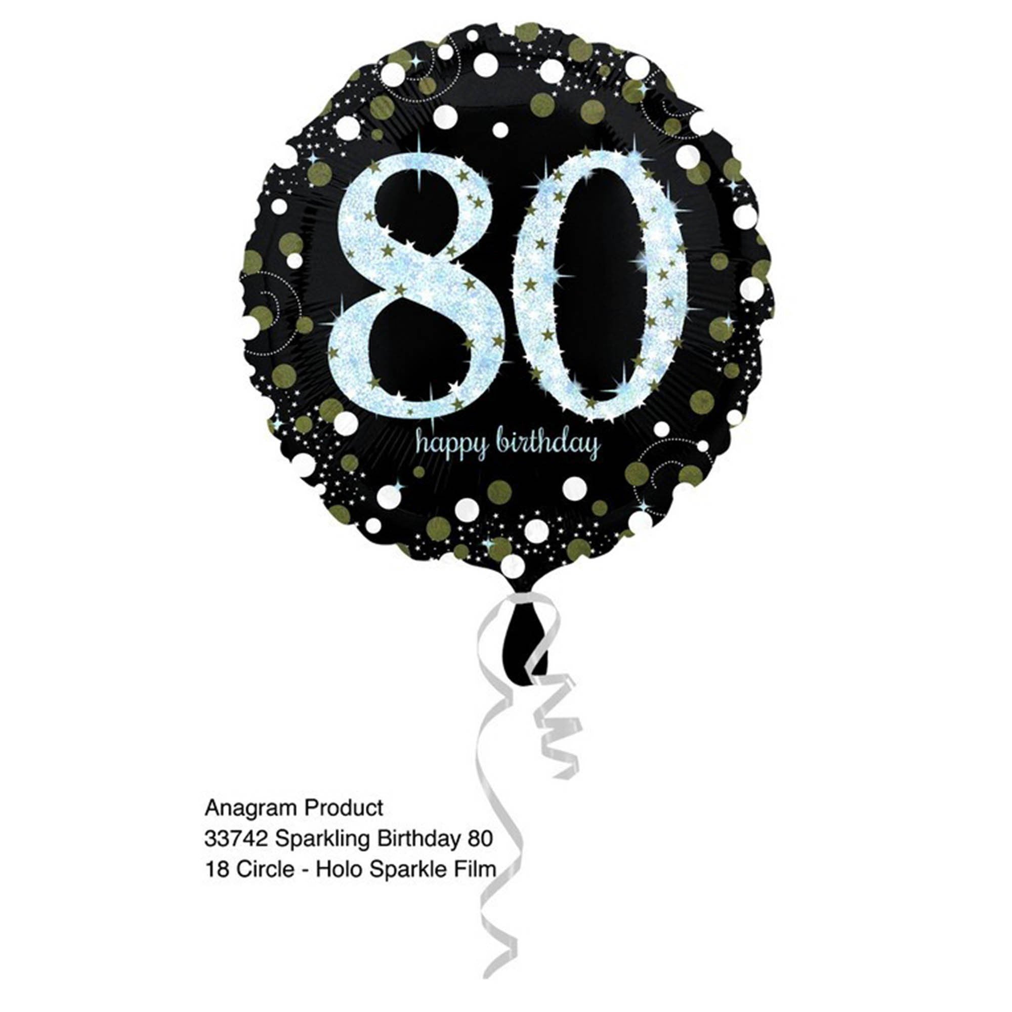 80th Birthday Foil