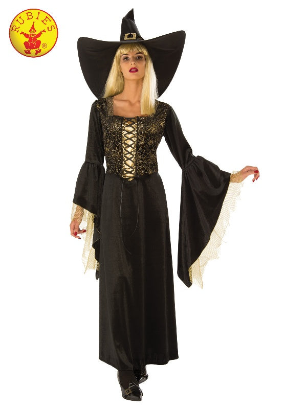 Golden Web Witch Womens Costume