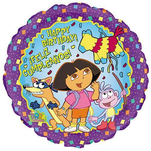 Dora and Friends Birthday Foil Balloon