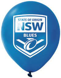 NSW State Of Origin Dark Blue Balloons 25pk