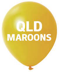 QLD State Of Origin Balloons 25pk