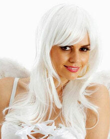 White Angel Long Platinum Blonde Wig