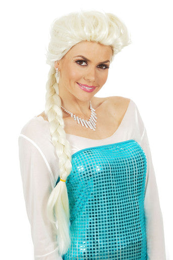 Frozen Princess Elsa Snow Queen Wig Suitable for Adults & Children