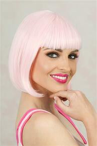 Deluxe Long Light Pink Bob Wig