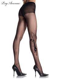 Tiger Tattoo Sheer Pantyhose
