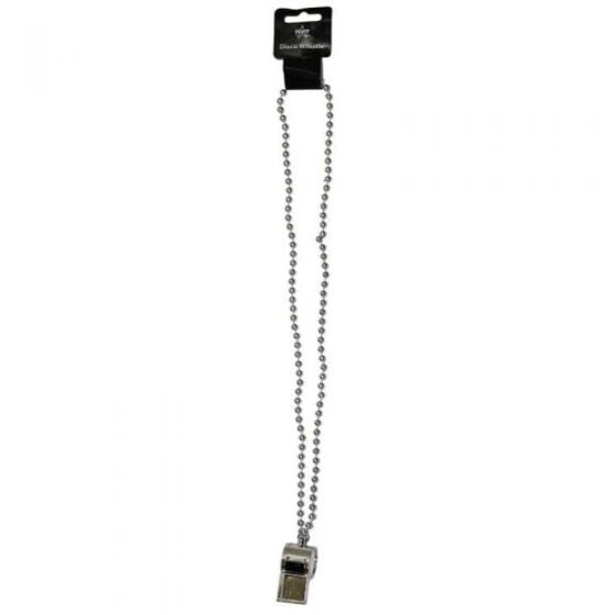 Silver Disco Whistle