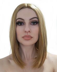 Light Brown Long Bob Costume Wig