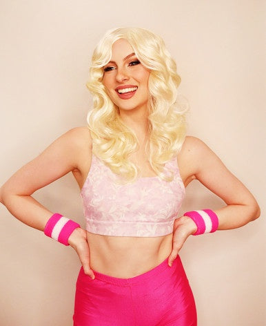Barbie Long Curly Blonde Wig