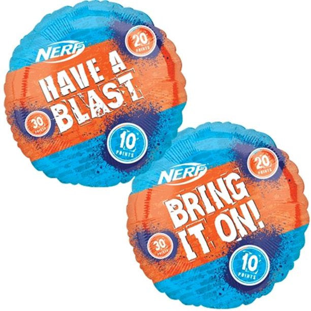 Nerf Have a Blast 2 Sided Foil Balloon