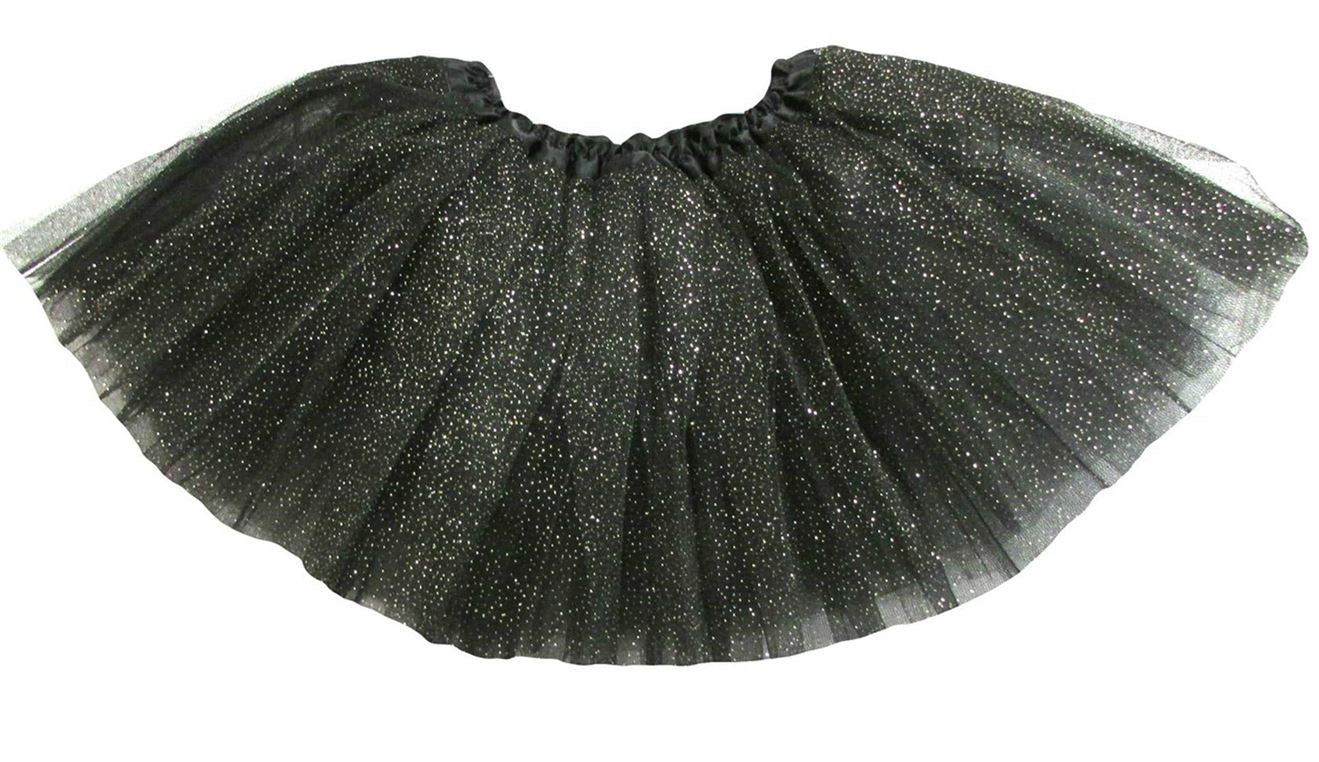 Black 40cm Glitter Tutu