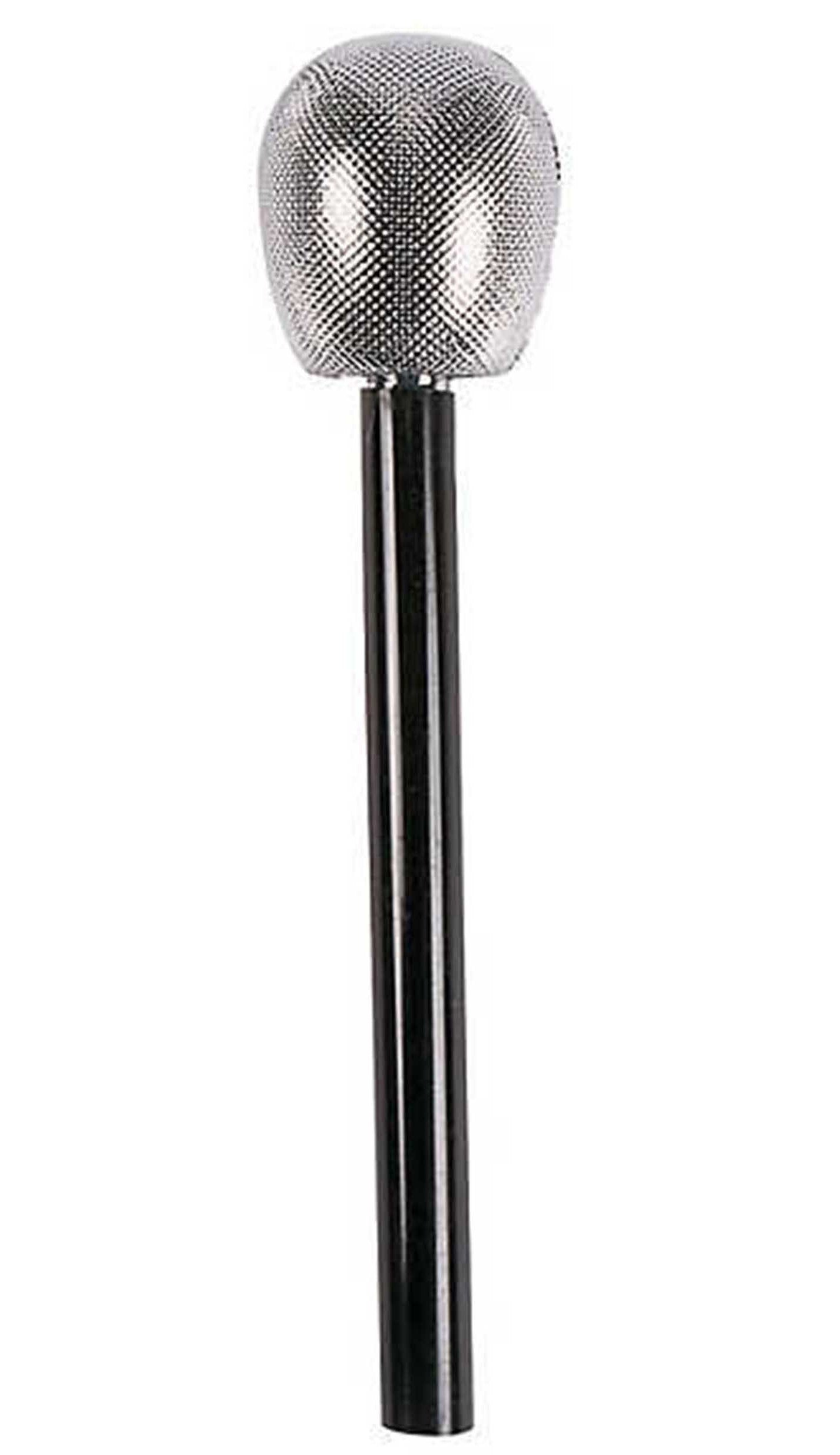 Silver Metallic Microphone 27cm