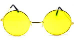 Yellow Hippie Glasses