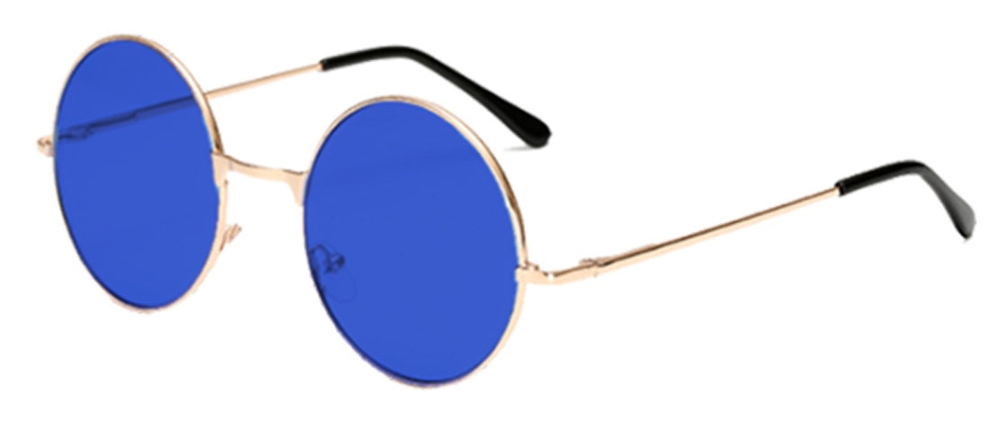 Blue Tinted Hippie Glasses