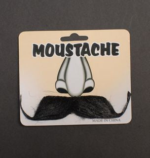 Black Handlebar Moustache