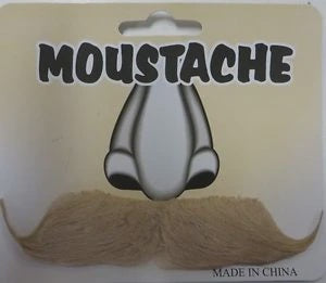 Blonde Handlebar Moustache