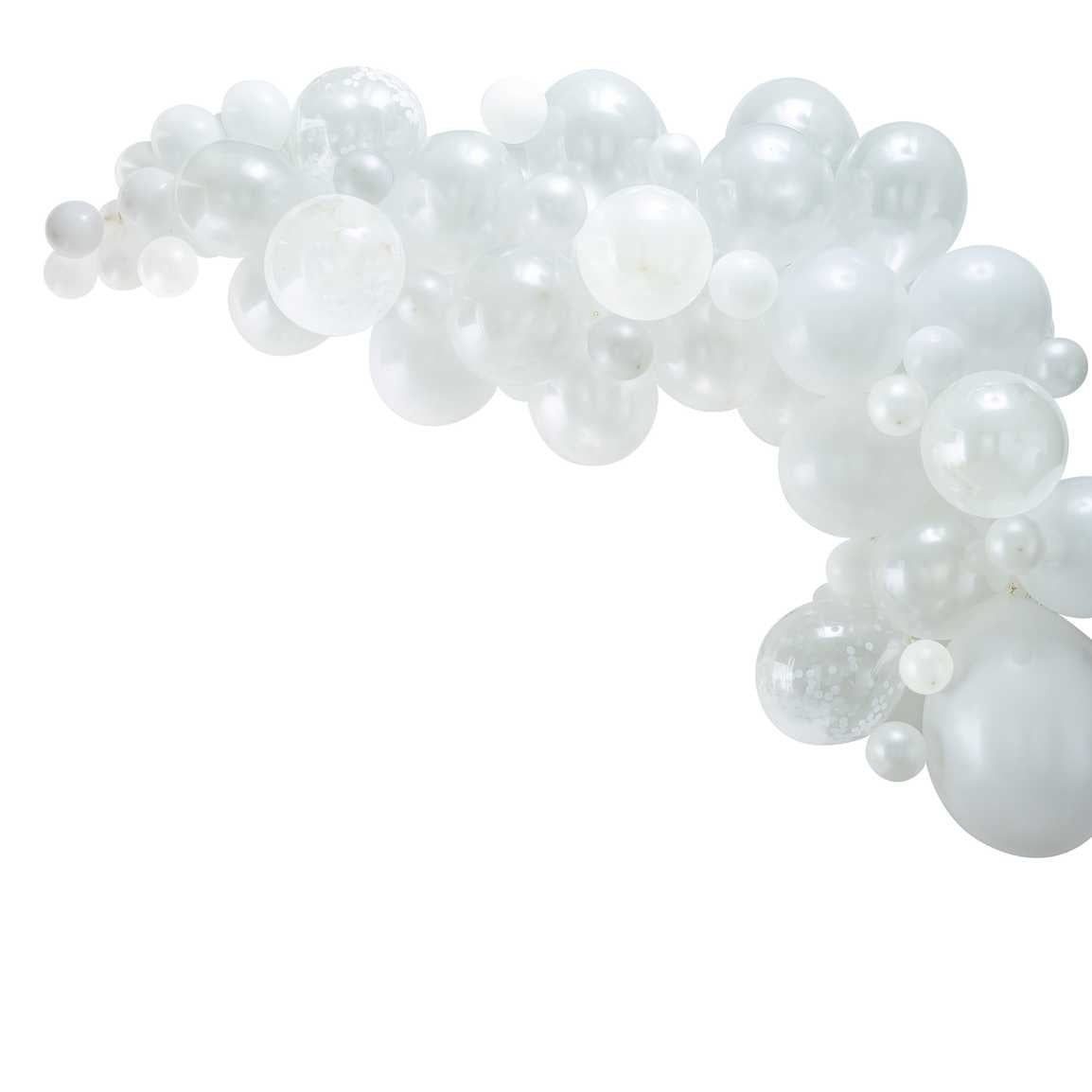 Ginger Ray White Balloon Garland Kit (Pack of 70)