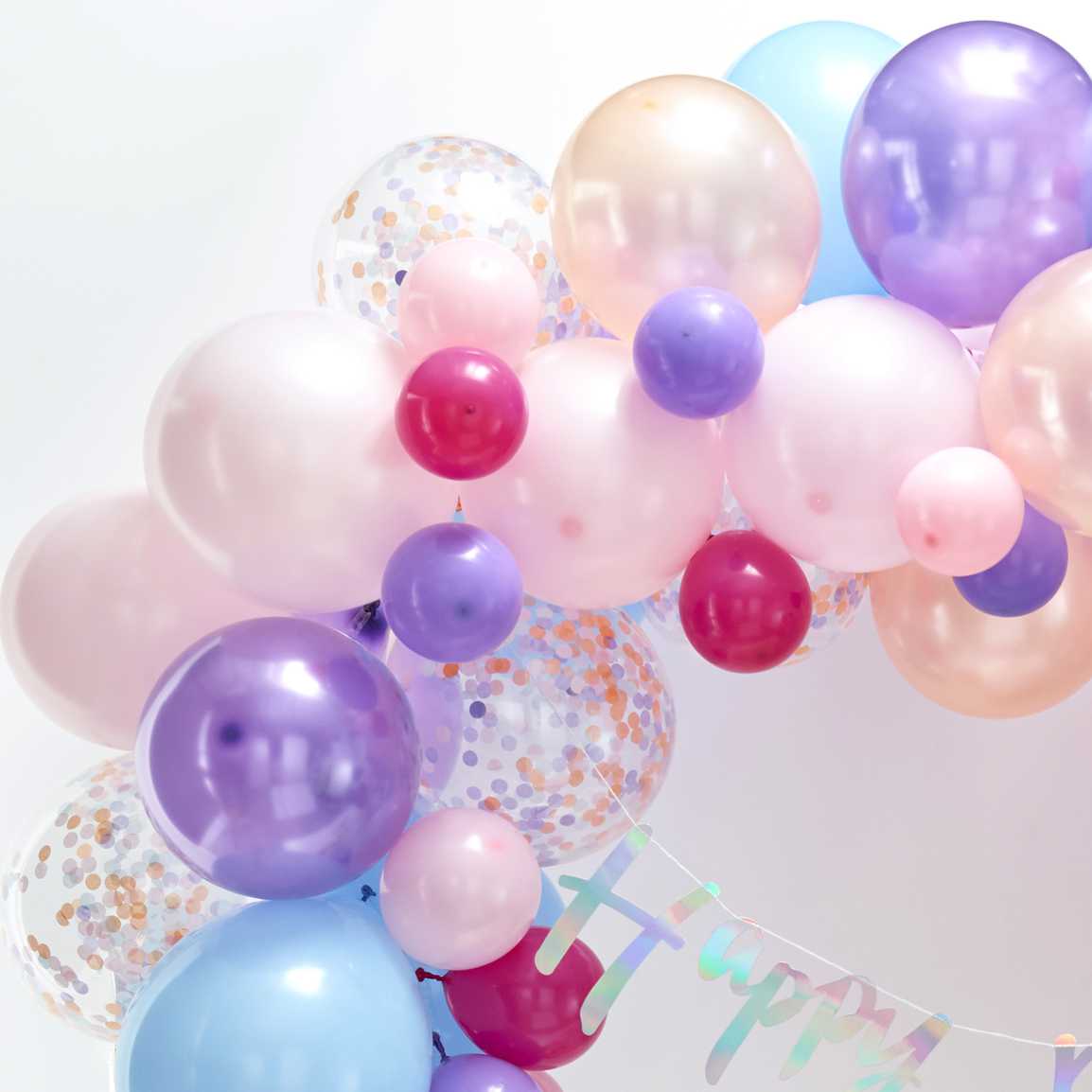 Ginger Ray Pastel Balloon Garland Kit (Pack of 80)
