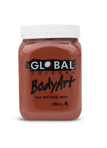 Global BodyArt Brown 200ml Liquid Costume Makeup