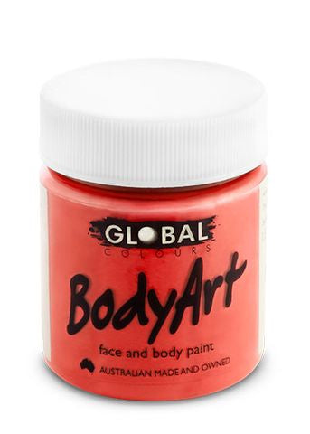 Global Colours 45ml Brilliant Red Cream Face and Body Paint