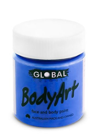 Global Colours 45ml Deep Blue Cream Face and Body Paint