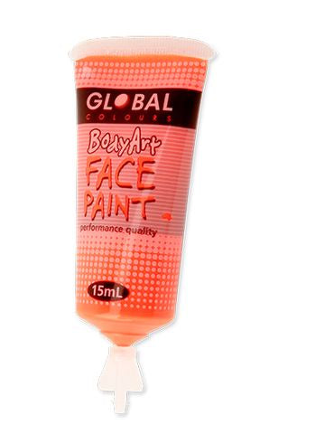 Fluoro Orange Face Paint 15ml