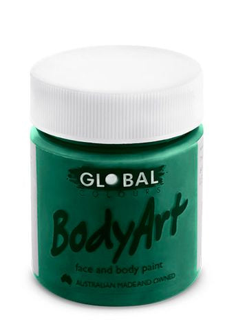 Global Colours 45ml Dark Green Cream Face and Body Paint