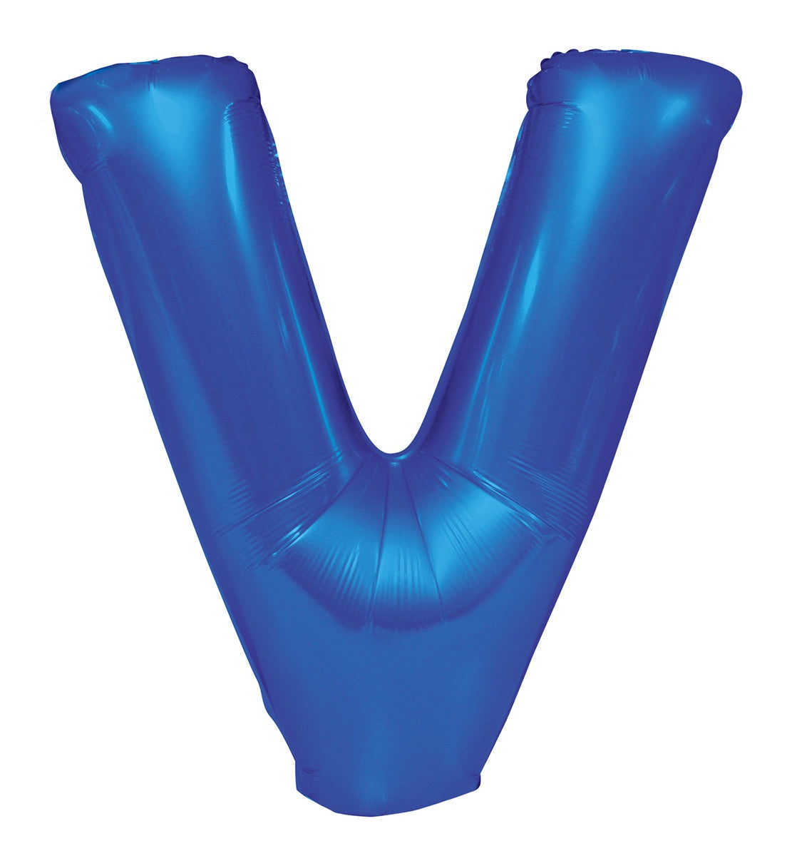 Blue Letter V Megaloon