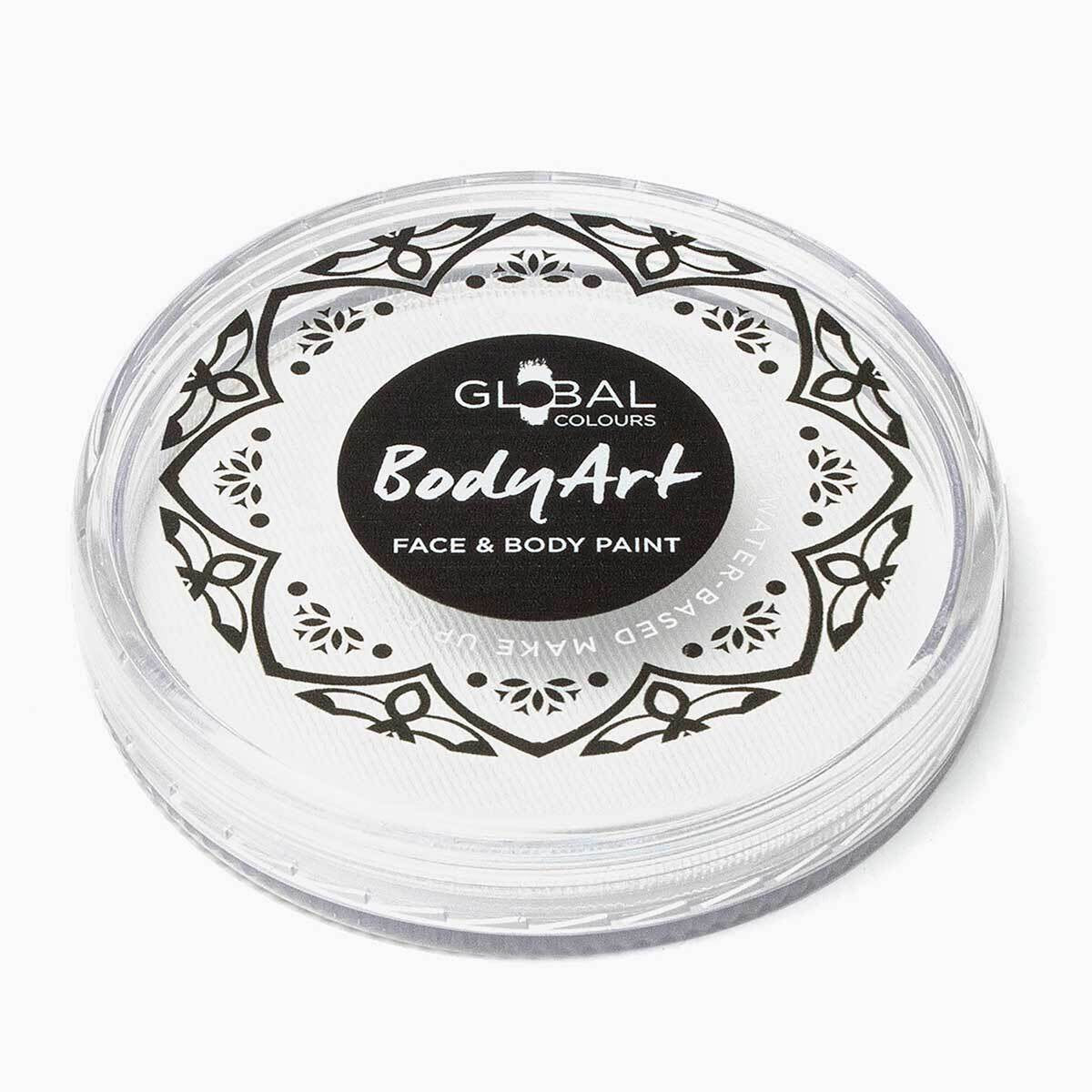 White Face & Body Paint Cake