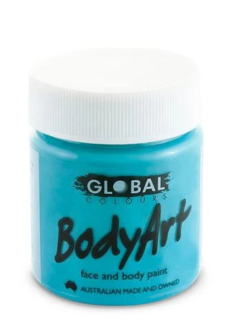Global Colours 45ml Turquoise Cream Face and Body Paint