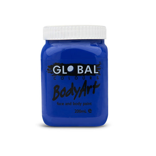 Global BodyArt Ultra Blue 200ml Liquid Makeup