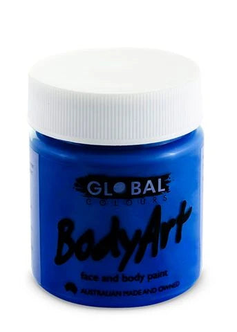 Global Colours 45ml Ultra Blue Cream Face and Body Paint