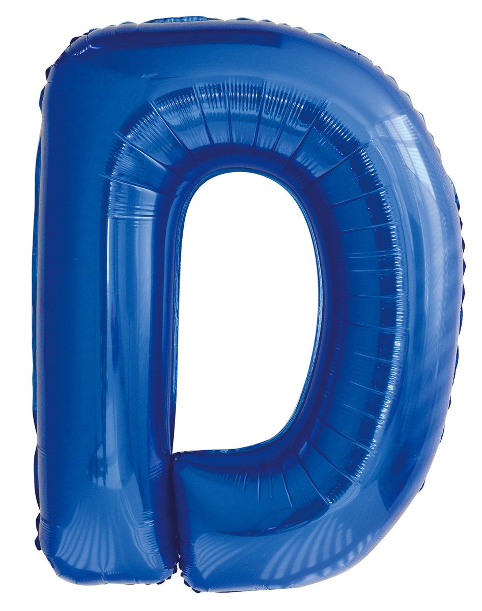 Blue Letter D Megaloon