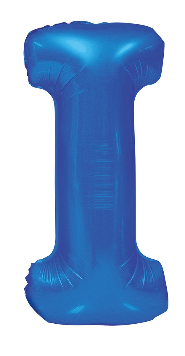 Blue Letter I Megaloon