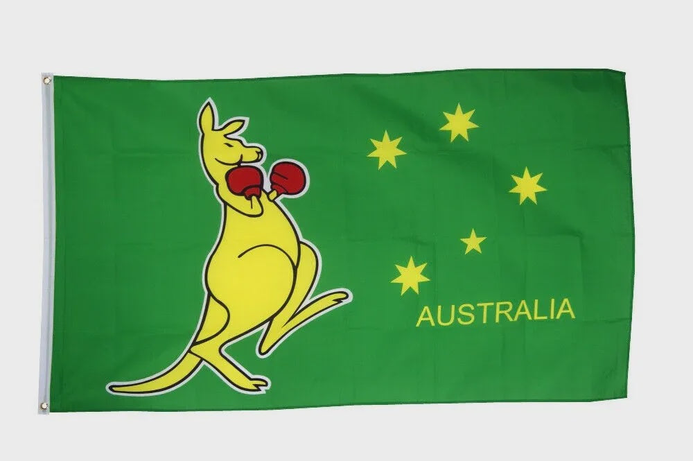 Boxing Kangaroo Flag