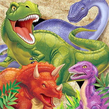 Dino Blast Dinosaur Napkins