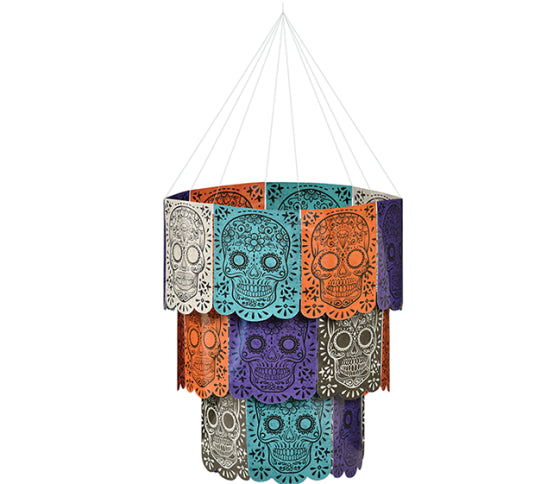 Sugar Skull Day of the Dead Chandelier Hanging Decoration